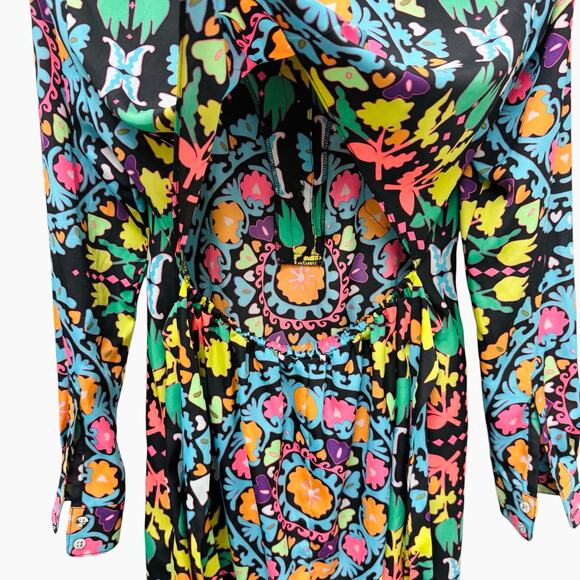 Mara Hoffman Neón Vent Back Mini Dress‎ Women’s Size XS - Picture 8 of 9